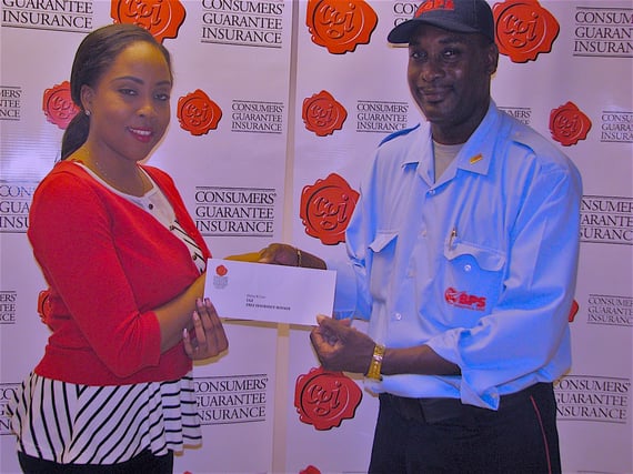 Postal worker Philip Cain was CGI’s win free insurance promotion most recent winner Postal worker Philip Cain was CGI’s win free insurance promotion most recent winner