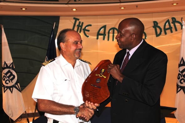 Harbour Master and Captain Corrado Iaconis Harbour Master and Captain Corrado Iaconis