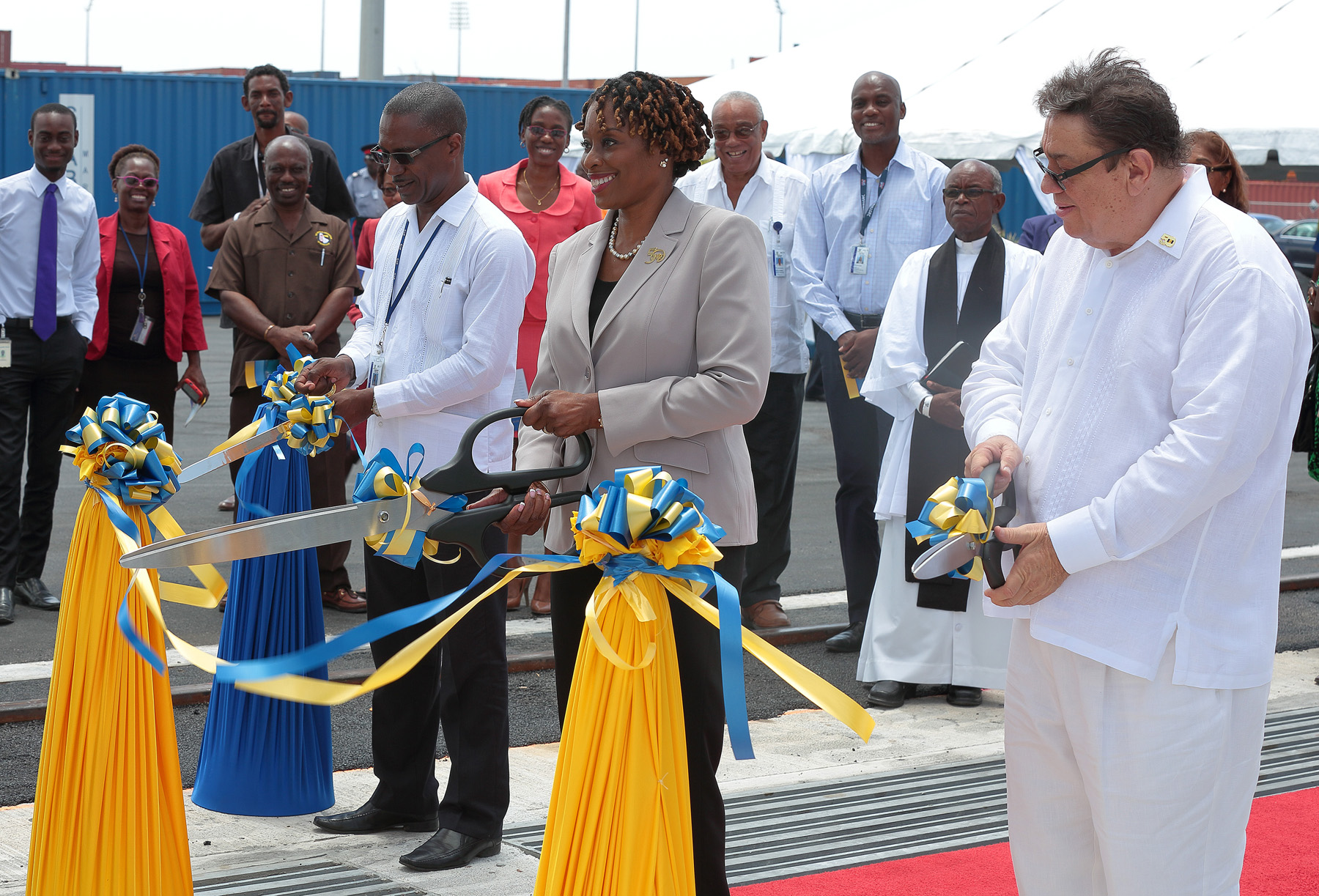 Barbados Port Inc. held a commissioning ceremony for new equipment in April 2016