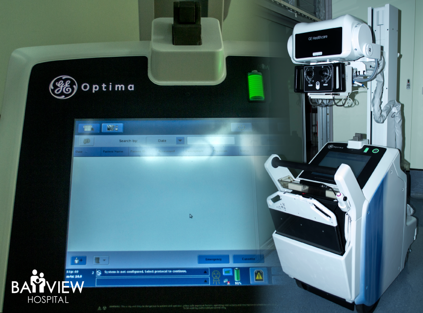 New X-ray machine at Bayview Hospital